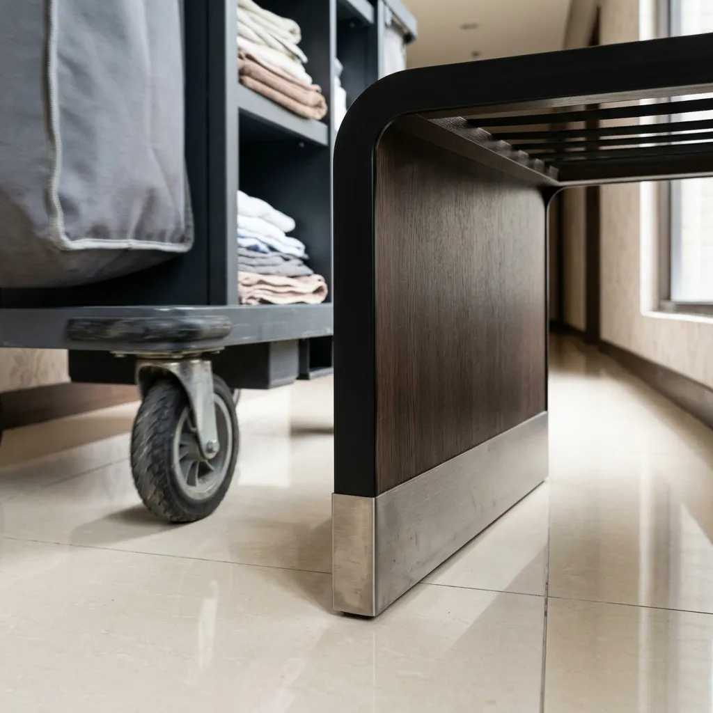 Durable 2mm ABS industrial edge band on luggage rack